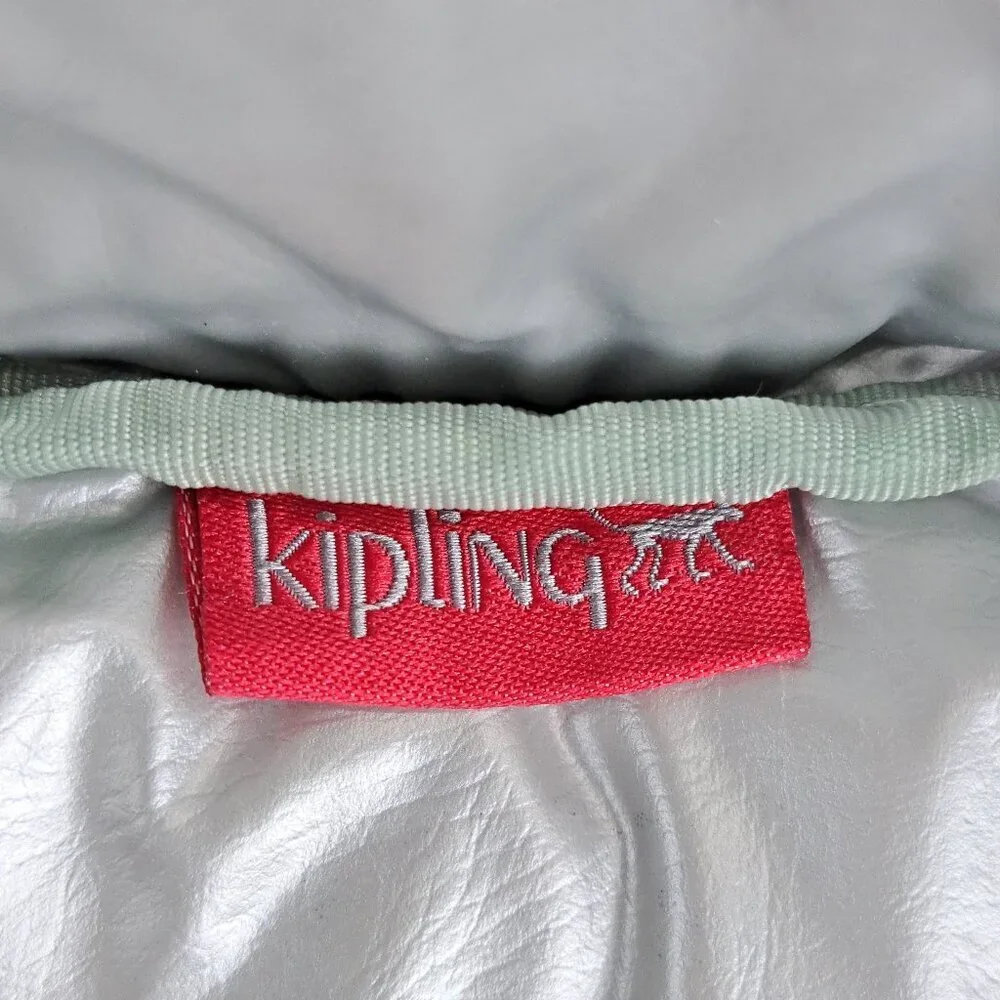 Kipling Miyo Lunch Synthetic Bag Green Lightweight Nylon - Used - Buy It Now - Picture 11 of 16